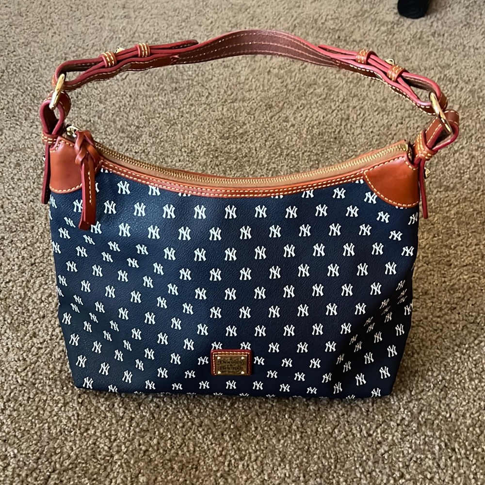 Dooney and Bourke Yankees Gameday Hobo Bag- EUC!